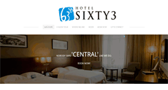 Desktop Screenshot of hotelsixty3.com