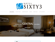 Tablet Screenshot of hotelsixty3.com